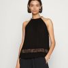 Best Michael Michael Kors Neck Chain Top Black