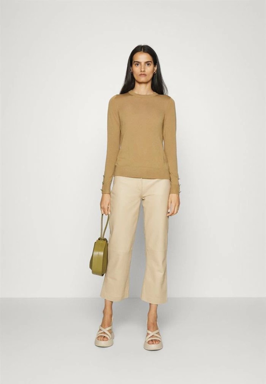 Clearance Michael Michael Kors Button Jumper Cafe