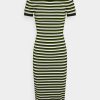 Clearance Michael Michael Kors Tri Midi Jersey Dress Leaf Green