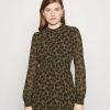 Hot Michael Michael Kors Palmetto Smock Dress Day Dress Smoky Olive