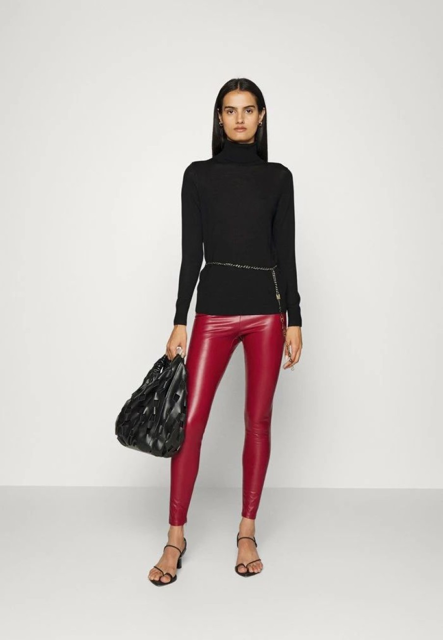 Wholesale Michael Michael Kors Trousers Dark Red