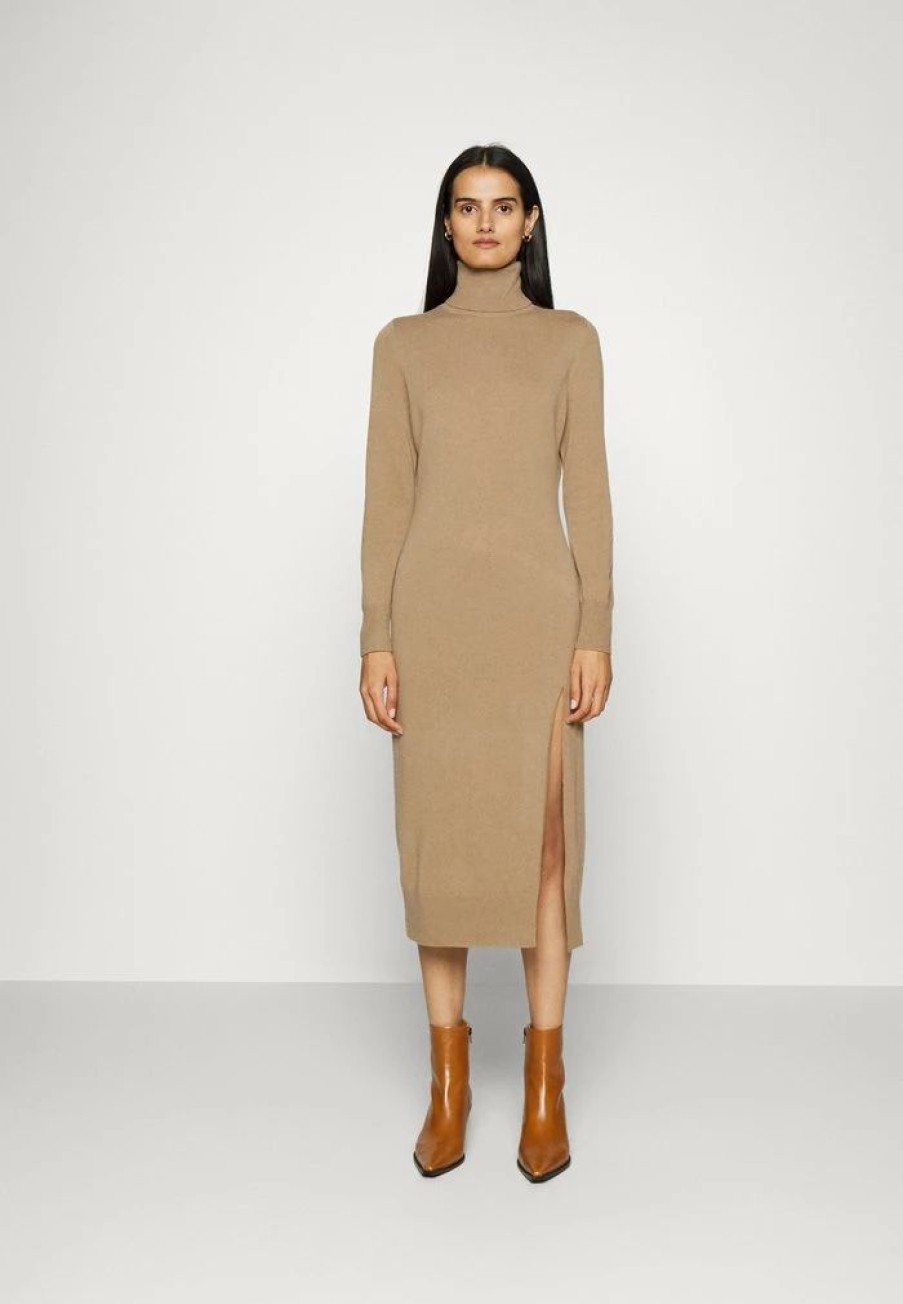 Wholesale Michael Michael Kors Easy Slit Midi Day Dress Cafe