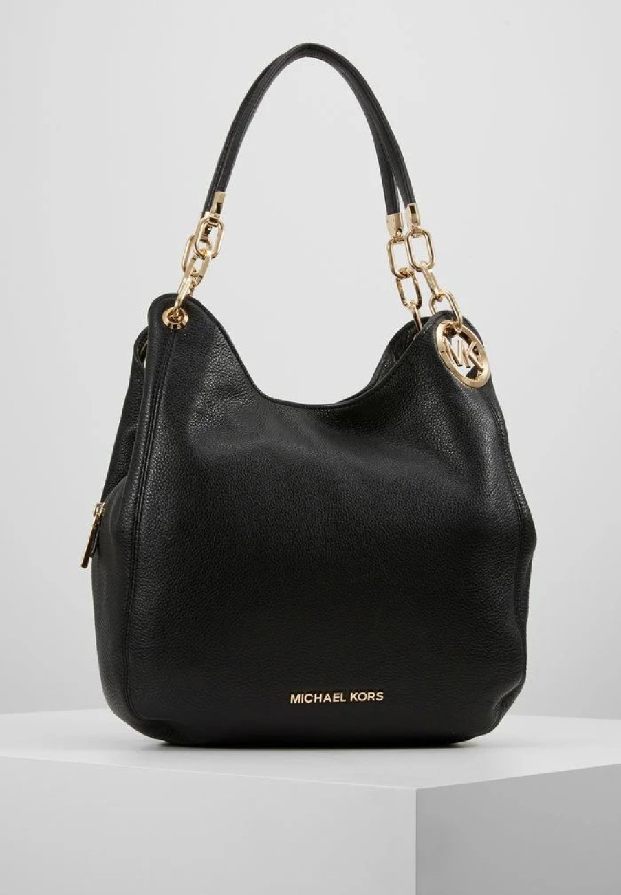 Best Michael Michael Kors Lillie Chain Totesmall Handbag Black