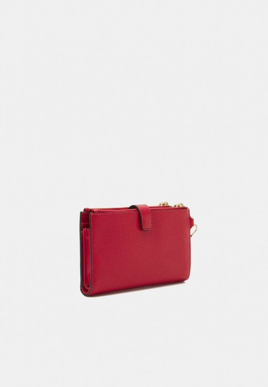 Best Michael Michael Kors Jet Wristlet Wallet Crimson