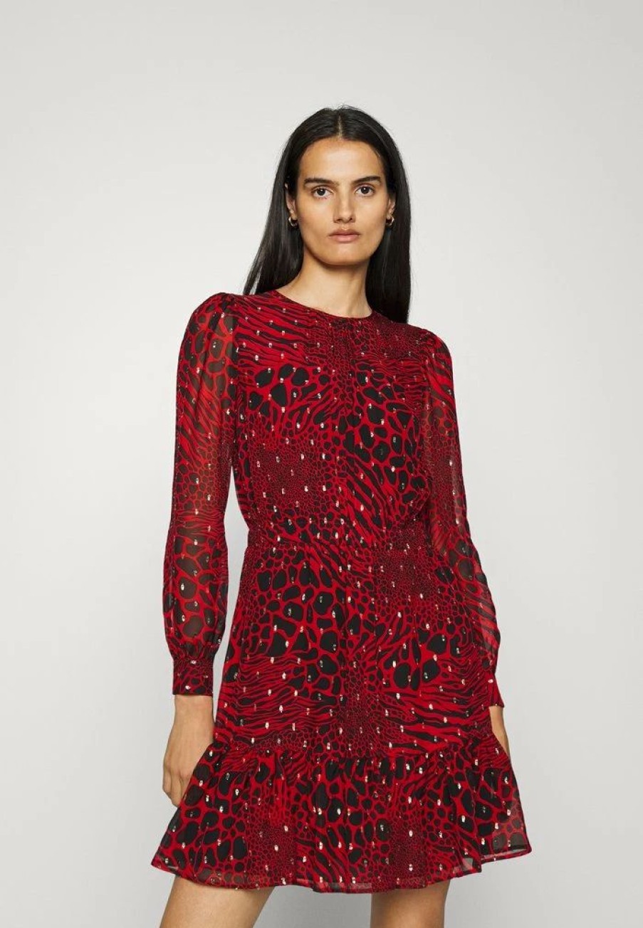 Online Michael Michael Kors Mini Dress Cocktail Dress / Party Dress Crimson