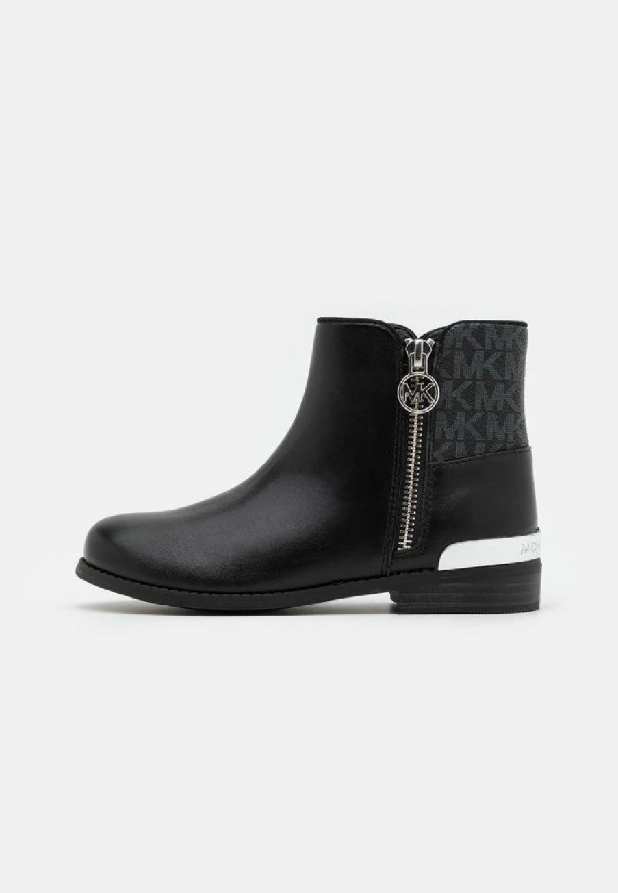 Clearance Michael Michael Kors Emma Theodora Classic Ankle Boots Black