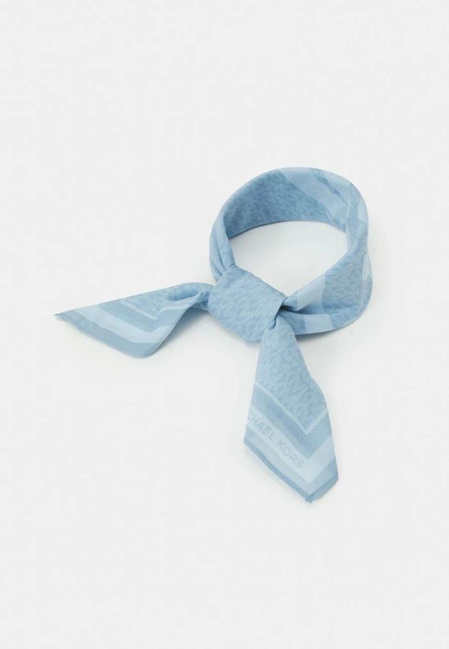 Online Michael Michael Kors Scarf Foulard Light Blue