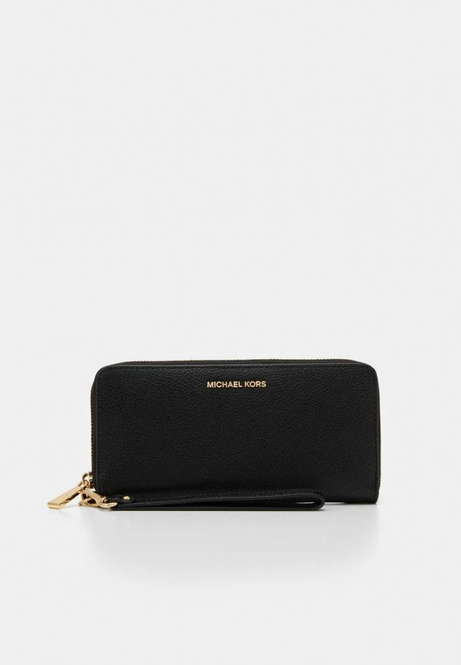 Best Michael Michael Kors Jet Set Wallet Wallet Black