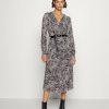 Hot Michael Michael Kors Zebra Midi Day Dress Bone