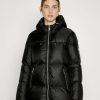 Hot Michael Michael Kors Mk Logo Tape Puffer Down Coat Black