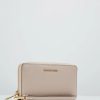 Wholesale Michael Michael Kors Jet Set Flat Case Crossgrain Wallet Soft Pink