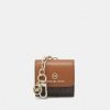 Hot Michael Michael Kors Travel Accessories Clipcase For Airpods Keyring Brown/Acorn