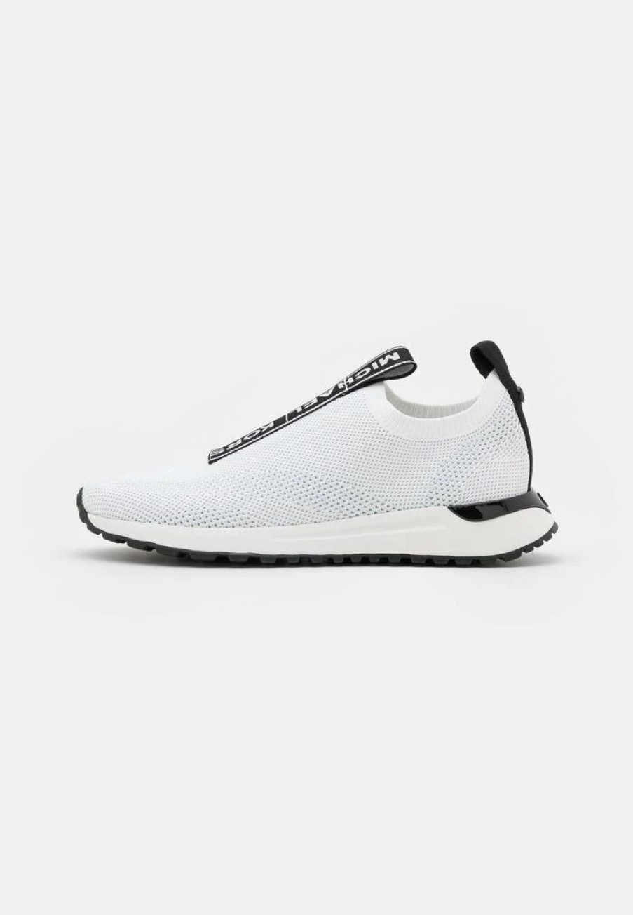 New Michael Michael Kors Bodie Slip On Trainers Opticwhite