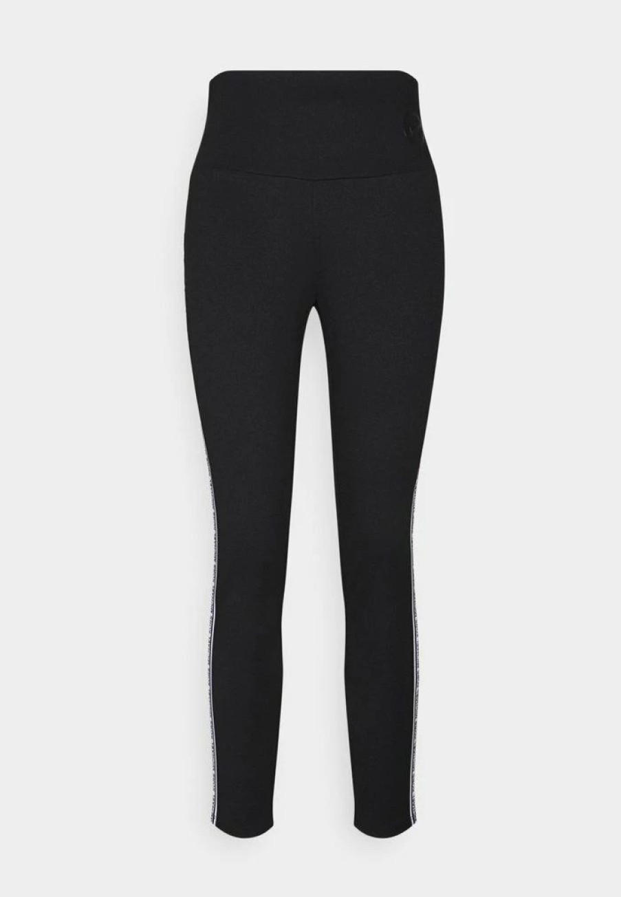 Best Michael Michael Kors Stripe Tape Leggings Trousers Black