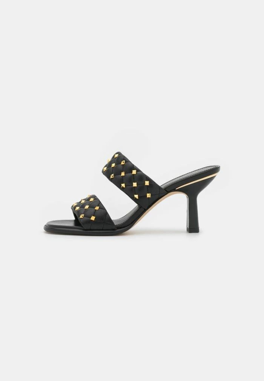 Hot Michael Michael Kors Amelia Mule Heeled Mules Black