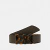 Hot Michael Michael Kors Logo Belt Buckle Belt Brown/Gold-Coloured