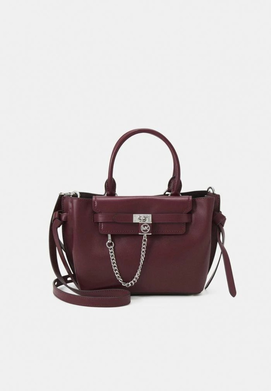 Clearance Michael Michael Kors Hamilton Legacy Belted Satchel Handbag Merlot