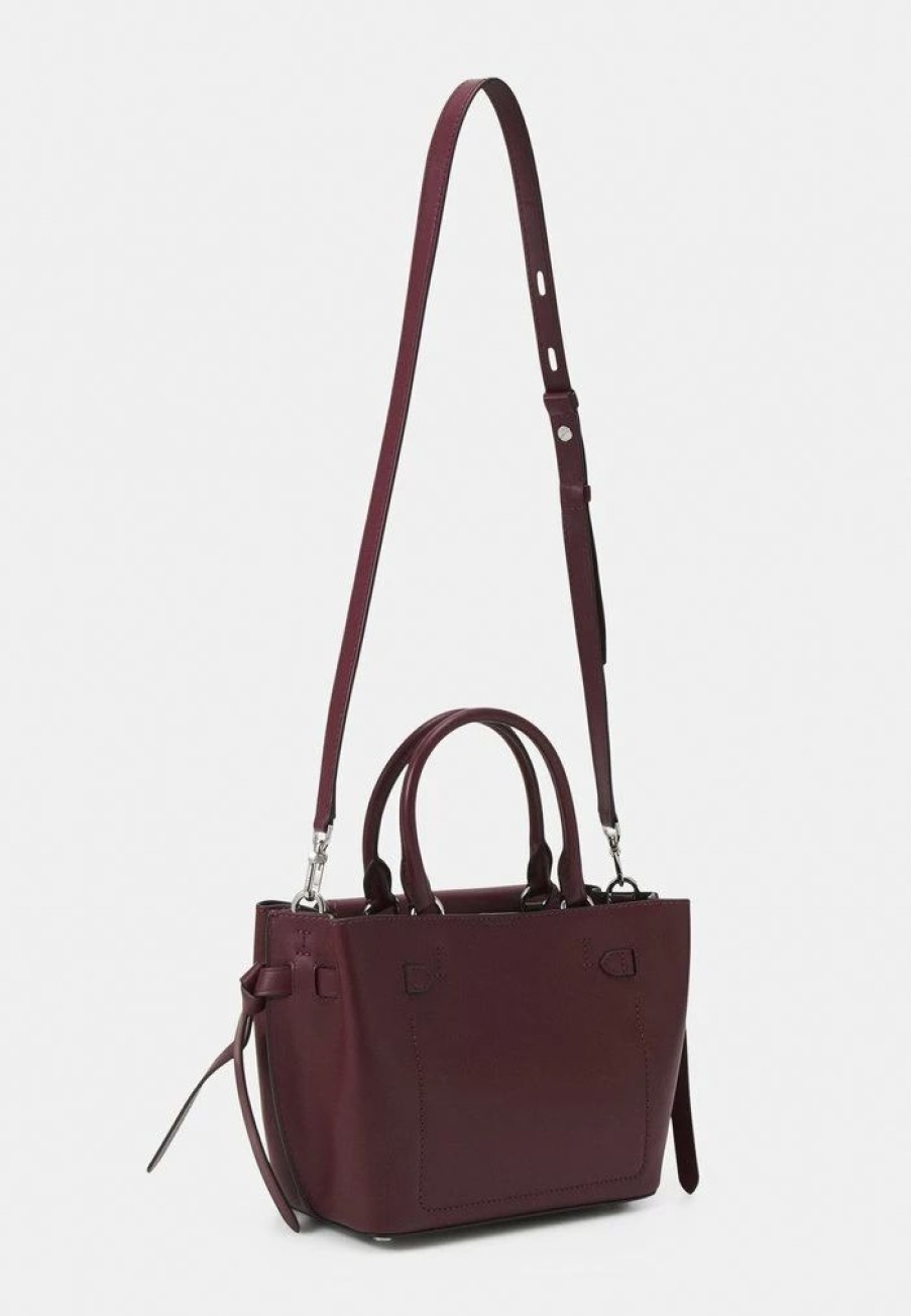 Clearance Michael Michael Kors Hamilton Legacy Belted Satchel Handbag Merlot