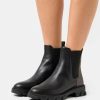 Wholesale Michael Michael Kors Ridley Bootie Platform Ankle Boots Black/Brown