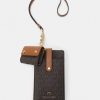 Clearance Michael Michael Kors Devon Tech Lanyard Phone Case Brown/Acorn