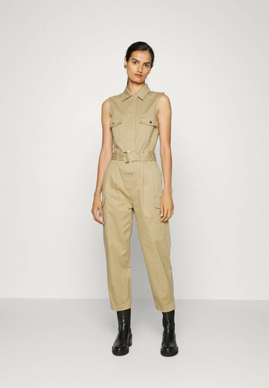 Clearance Michael Michael Kors Cargo Jumpsuit Khaki