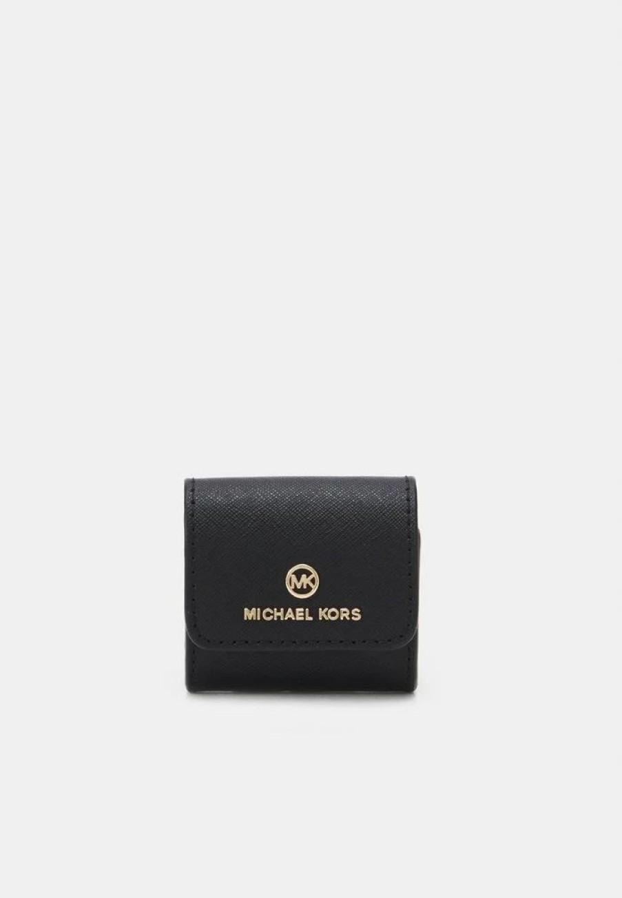 Wholesale Michael Michael Kors Travel Accessories Clipcase For Airpods Key Holder Black