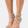 Best Michael Michael Kors Astrid High Heeled Sandals Silver/Pale Gold