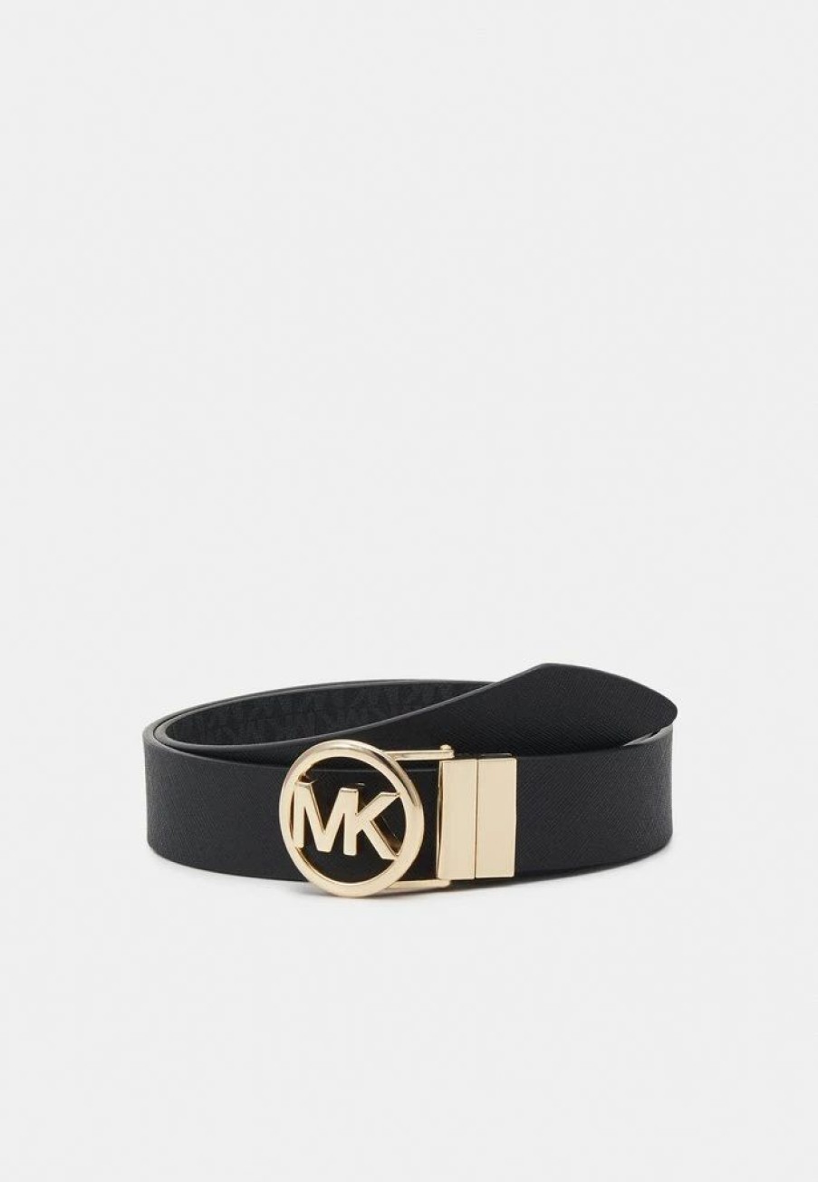 Best Michael Michael Kors Reversible Belt Belt Black