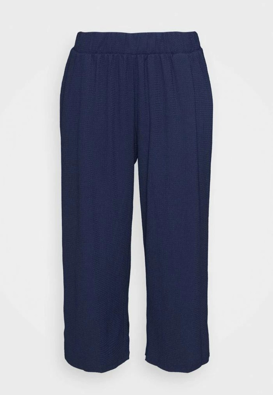 Best Michael Michael Kors Cropped Pull On Pant Trousers Midnight Bue