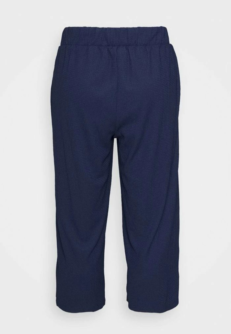 Best Michael Michael Kors Cropped Pull On Pant Trousers Midnight Bue