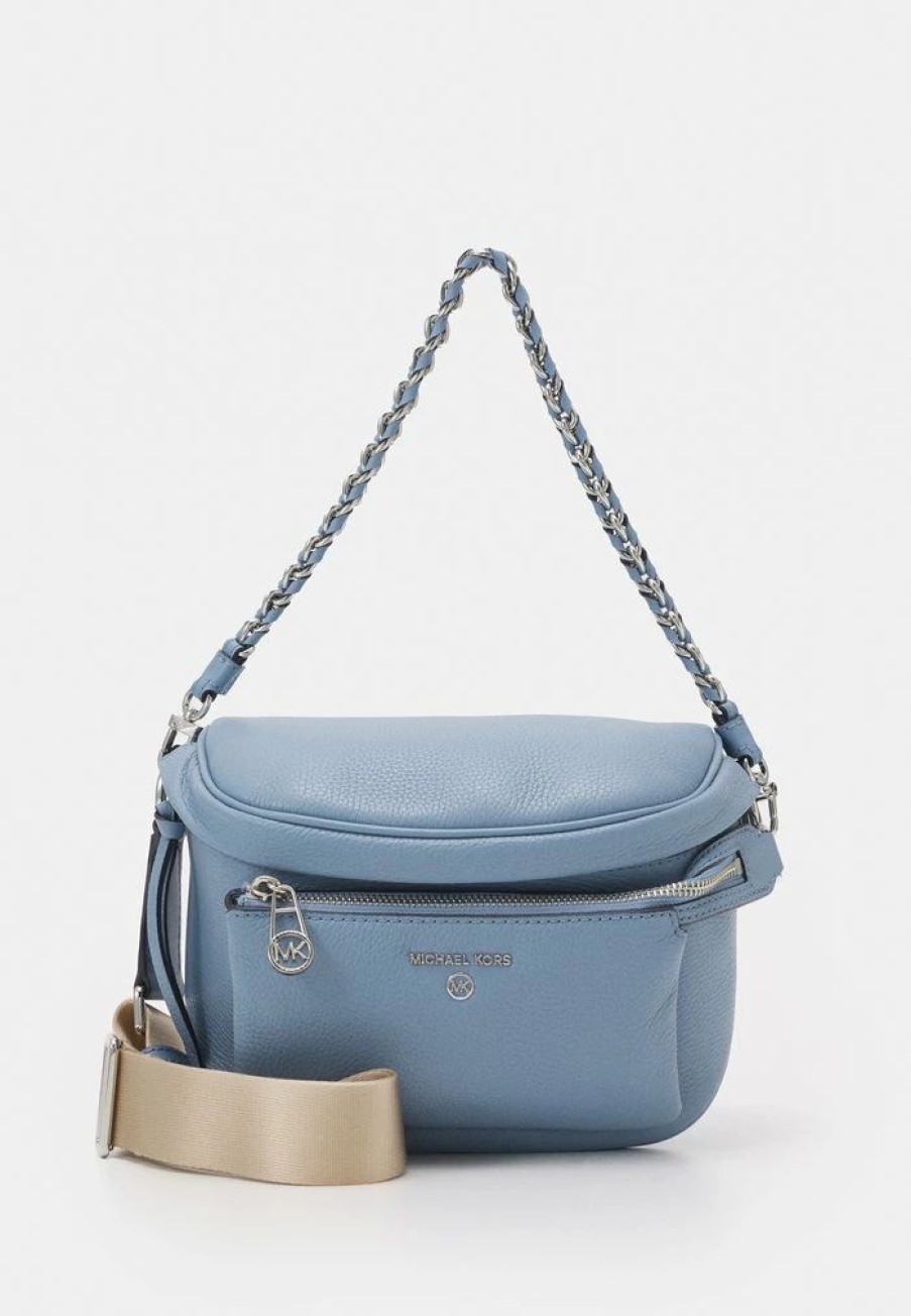 Online Michael Michael Kors Slater Sling Pack Across Body Bag Chambray