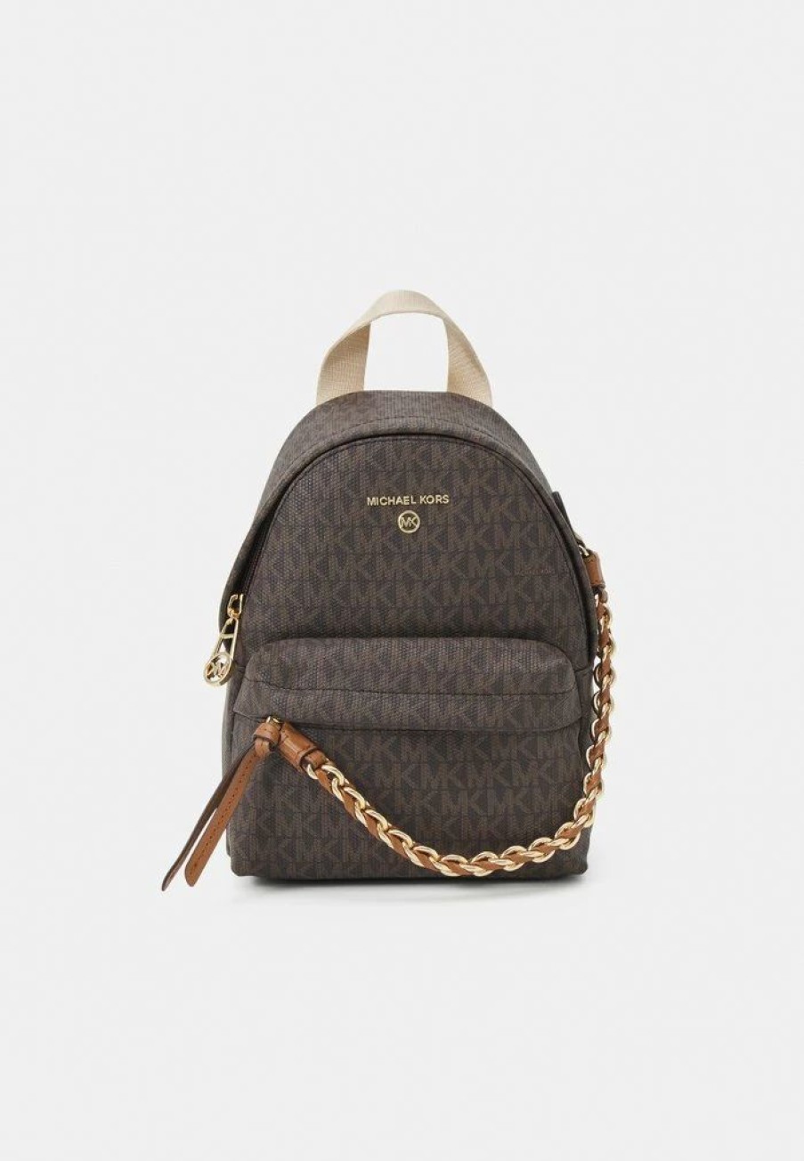 Wholesale Michael Michael Kors Slater Backpack Rucksack Brown/Acorn