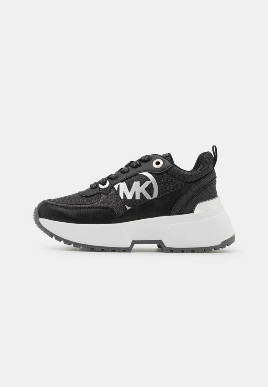 New Michael Michael Kors Cosmo Sport Trainers Black