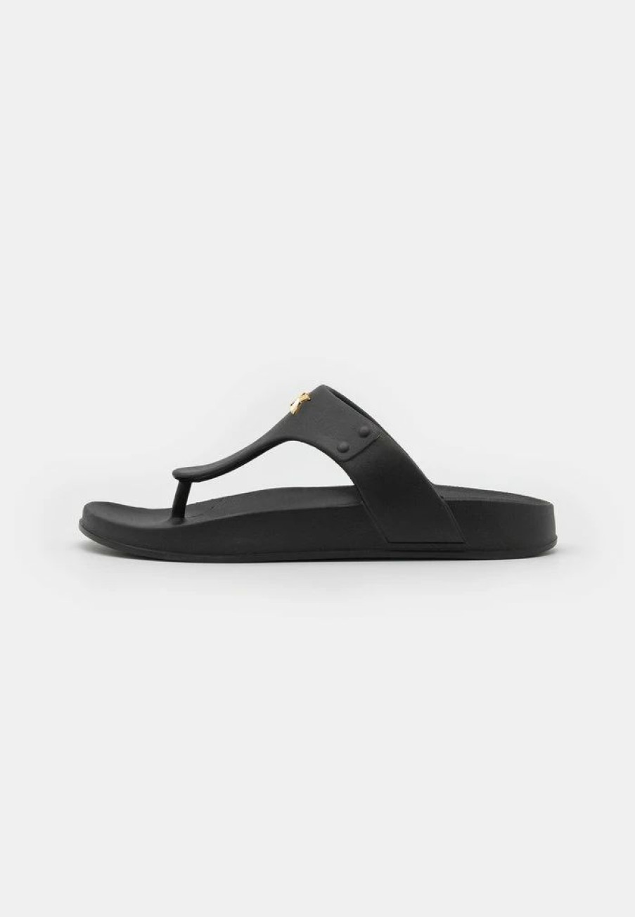 Best Michael Michael Kors Linsey T-Bar Sandals Black