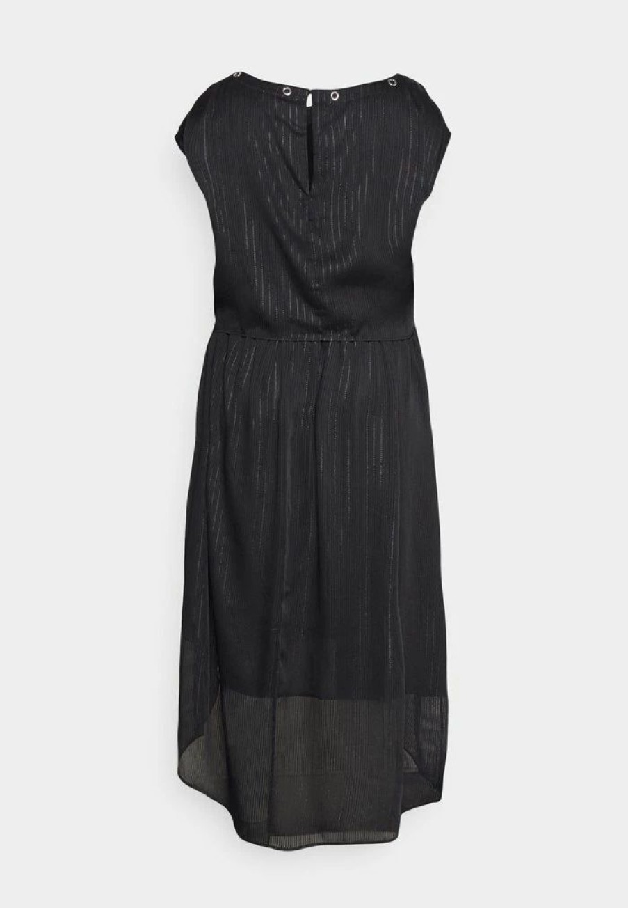 Best Michael Michael Kors High Low Tie Maxi Dress Black