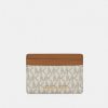 Wholesale Michael Michael Kors Jet Set Card Holder Wallet Vanilla