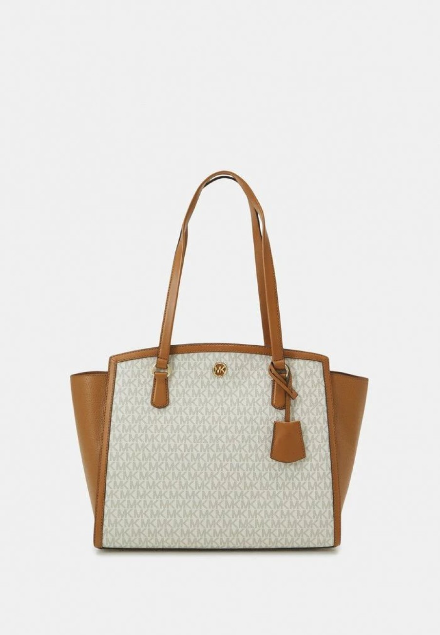 Clearance Michael Michael Kors Chantal Tote Tote Bag Vanilla/Acrn