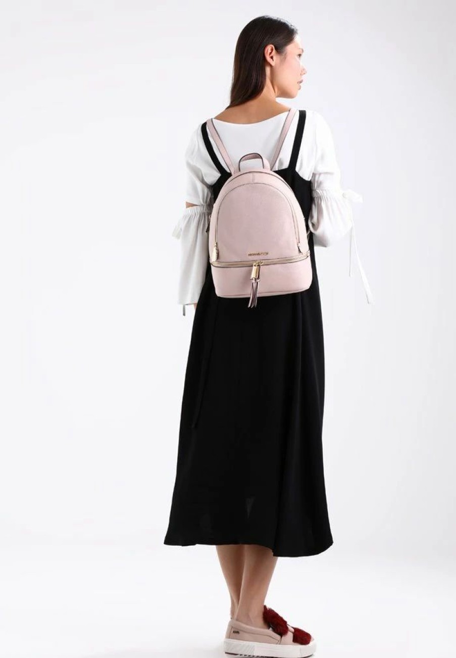 Online Michael Michael Kors Rhea Zip Backpack Small Rucksack Soft Pink