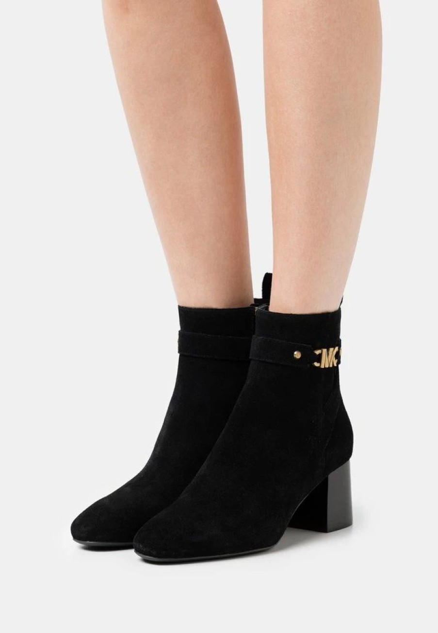 Clearance Michael Michael Kors Farrah Ankle Boots Black