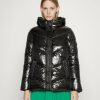 Clearance Michael Michael Kors Short Length Puffer With Diagonal Quilting Down Coat Black