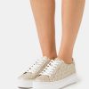 Best Michael Michael Kors Chapman Lace Up Trainers Pale Gold