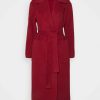 Clearance Michael Michael Kors Doubleface Robe Coat Classic Coat Crimson