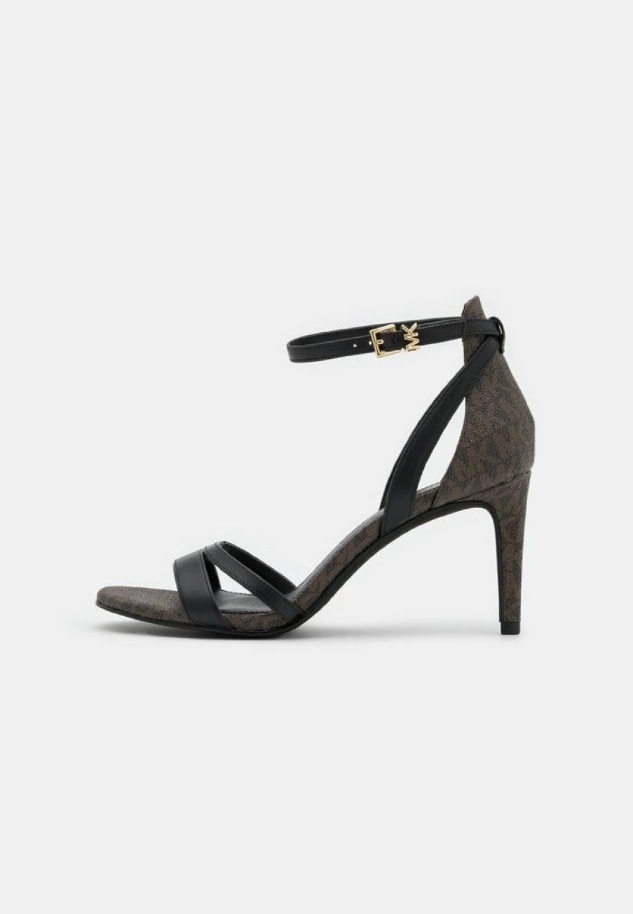 Hot Michael Michael Kors Kimberly Sandals Black/Brown