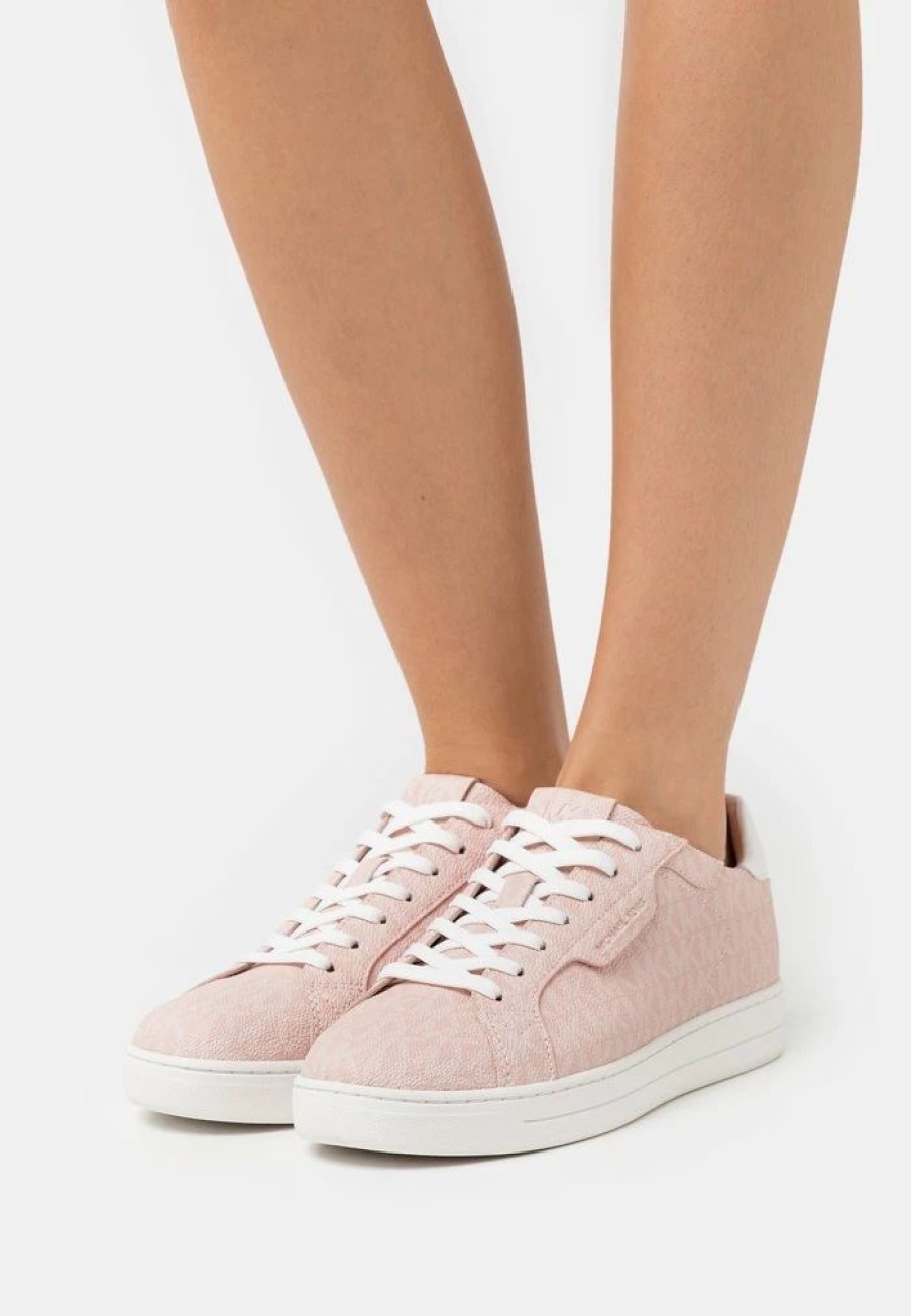 Best Michael Michael Kors Keating Lace Up Trainers Smokey Rose