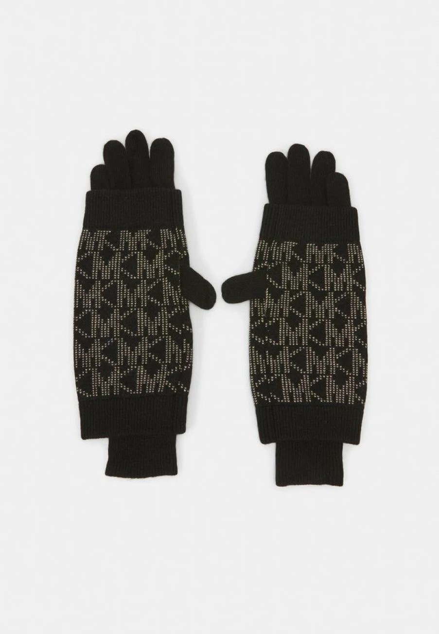 New Michael Michael Kors B0Ld Dot Gloves Gloves Cafe