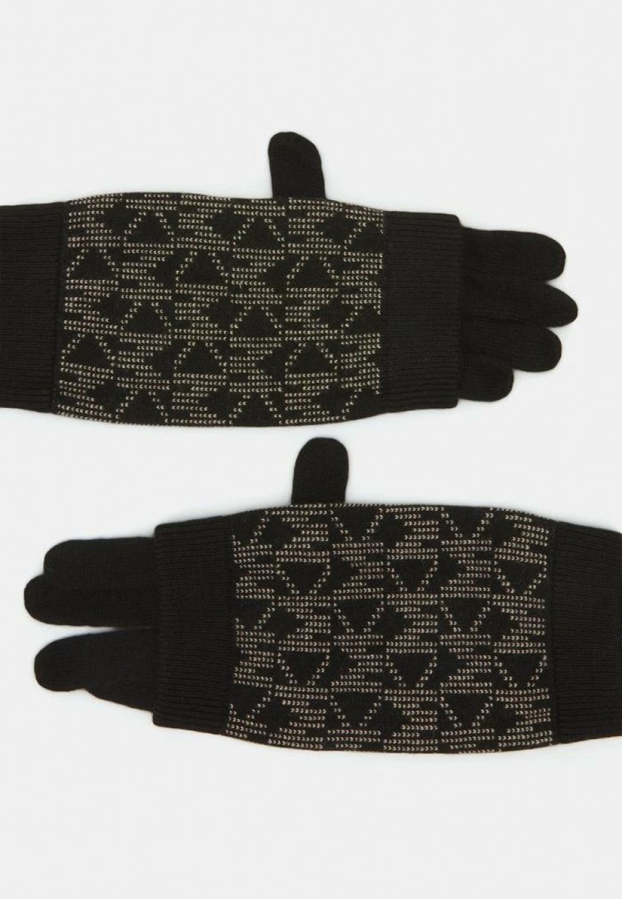 New Michael Michael Kors B0Ld Dot Gloves Gloves Cafe