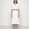 Best Michael Michael Kors Midi Shirt Dress White