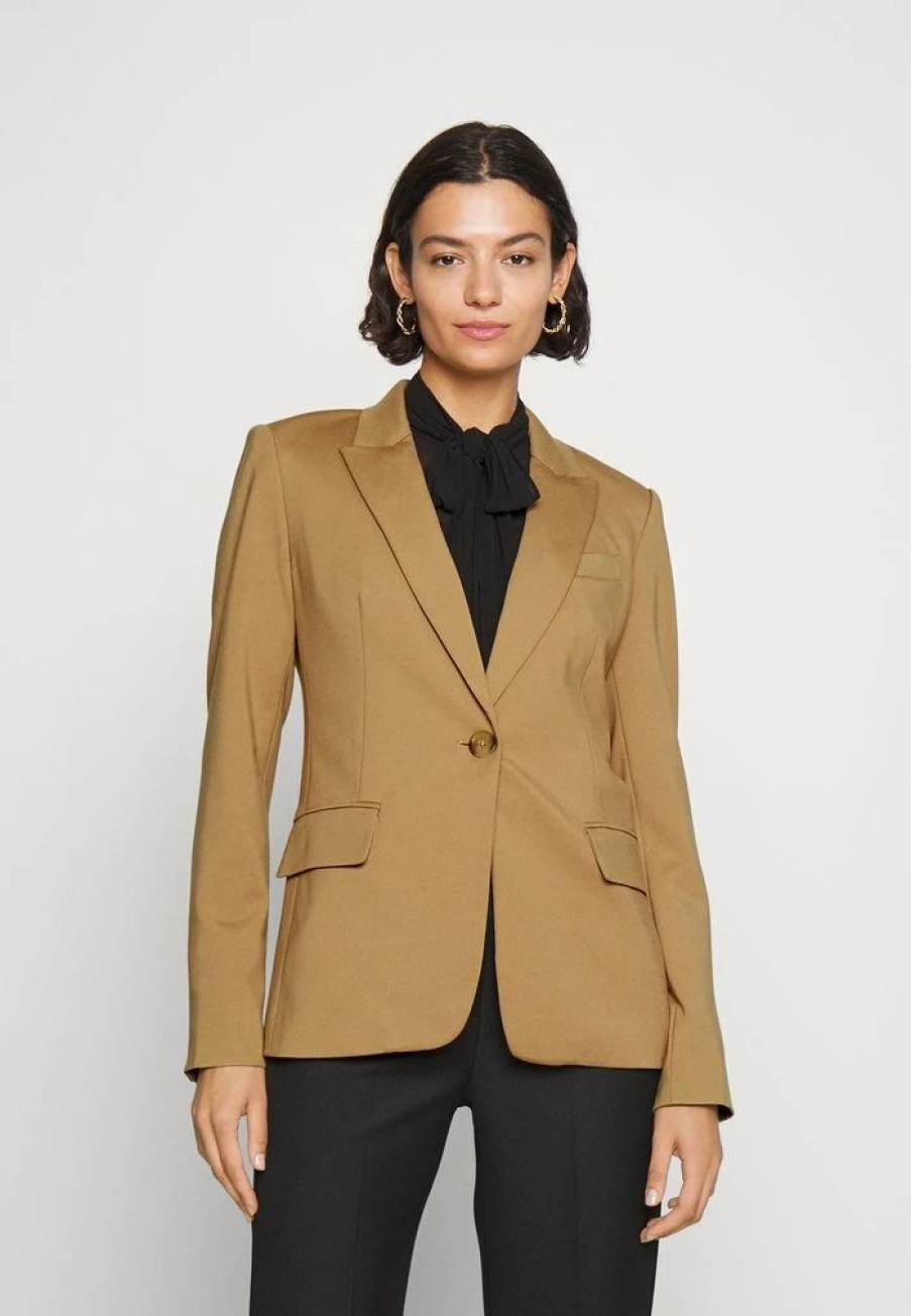 Clearance Michael Michael Kors Fitted Blazer Cafe