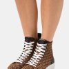 Online Michael Michael Kors Edie High-Top Trainers Brown