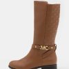 New Michael Michael Kors Finley Drake Boots Caramel